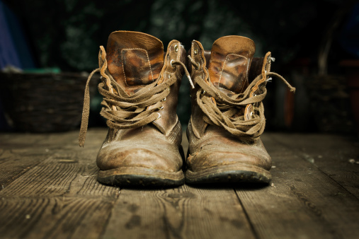 old shoes to take on canyoning tour