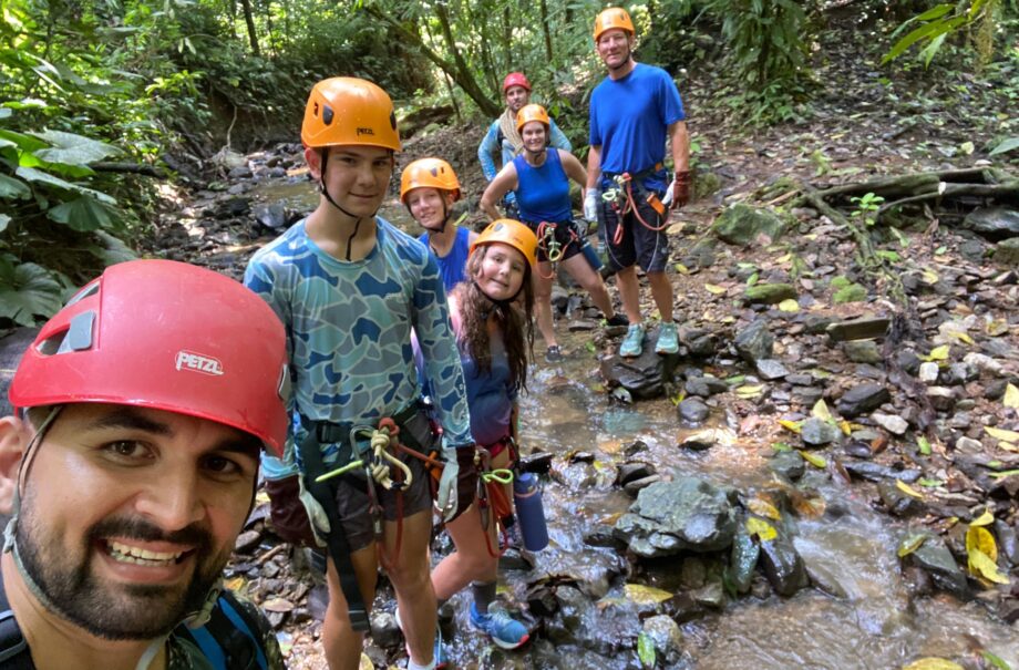 canyoning with kids